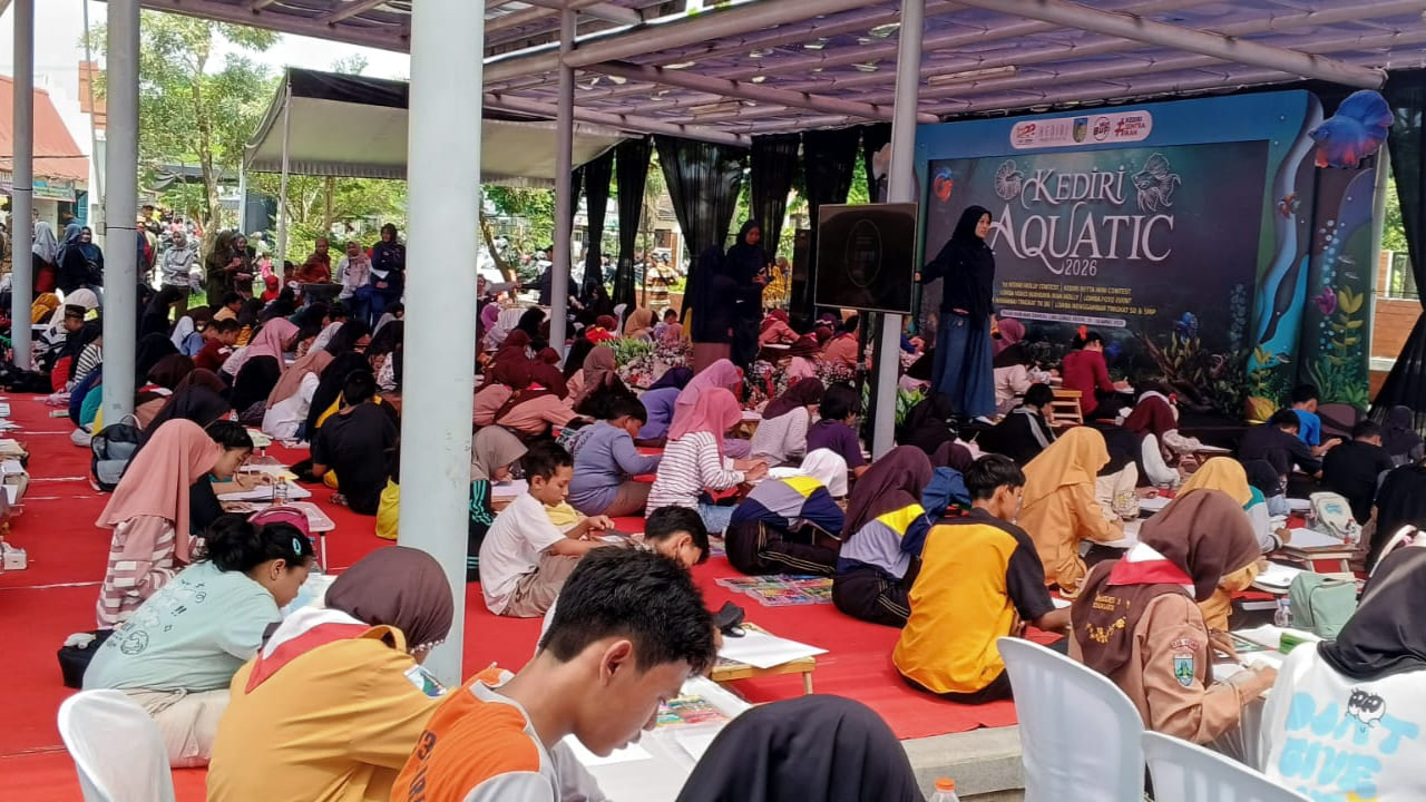 Kediri Aquatic 2026, Ratusan Anak Antusias Ikuti Berbagai Lomba