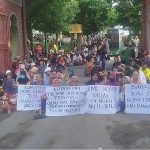 Ratusan Warga Pojok Kediri Geruduk UPT TPA Klotok, Tuntut Pencairan Kompensasi Rp2 Juta