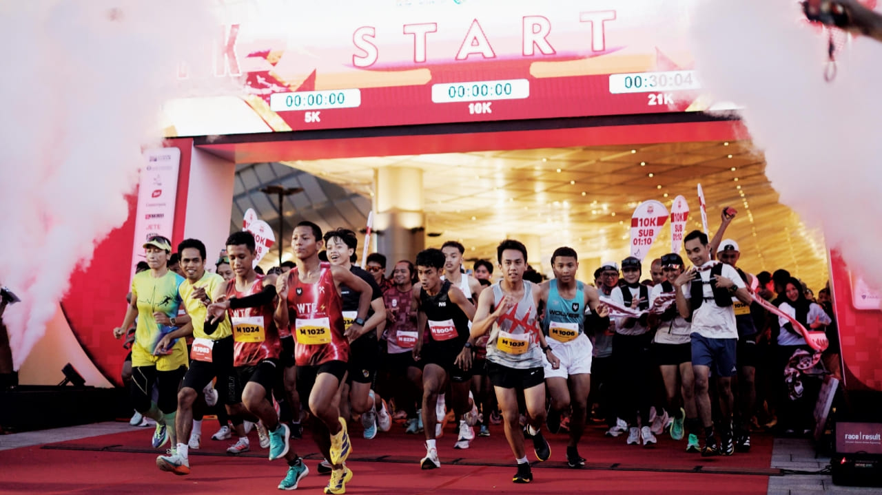 Bandara Dhoho Jadi Venue Kediri Half Marathon, 5.000 Pelari Ramaikan Ajang Lari Terbesar