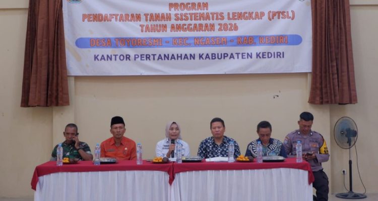 Penyuluhan PTSL 2026 di Kediri, Kejaksaan Ingatkan Potensi Penyimpangan
