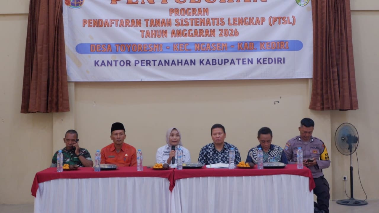 Penyuluhan PTSL 2026 di Kediri, Kejaksaan Ingatkan Potensi Penyimpangan