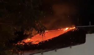 Korsleting Listrik, Gudang Tembakau di Ringinrejo Kediri Hangus Dilalap Api
