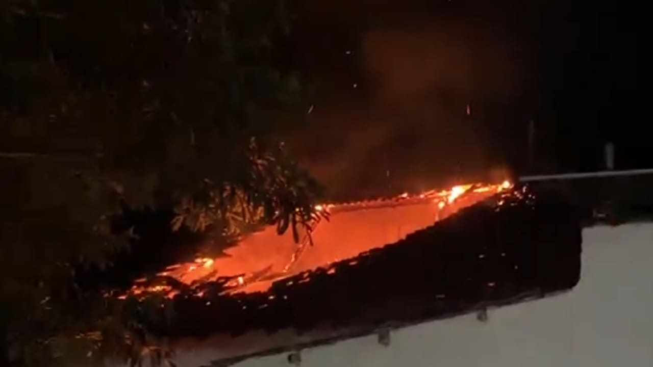Korsleting Listrik, Gudang Tembakau di Ringinrejo Kediri Hangus Dilalap Api