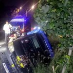 Kecelakaan Tunggal, Mobil Pikap Terperosok Sungai di Jombang