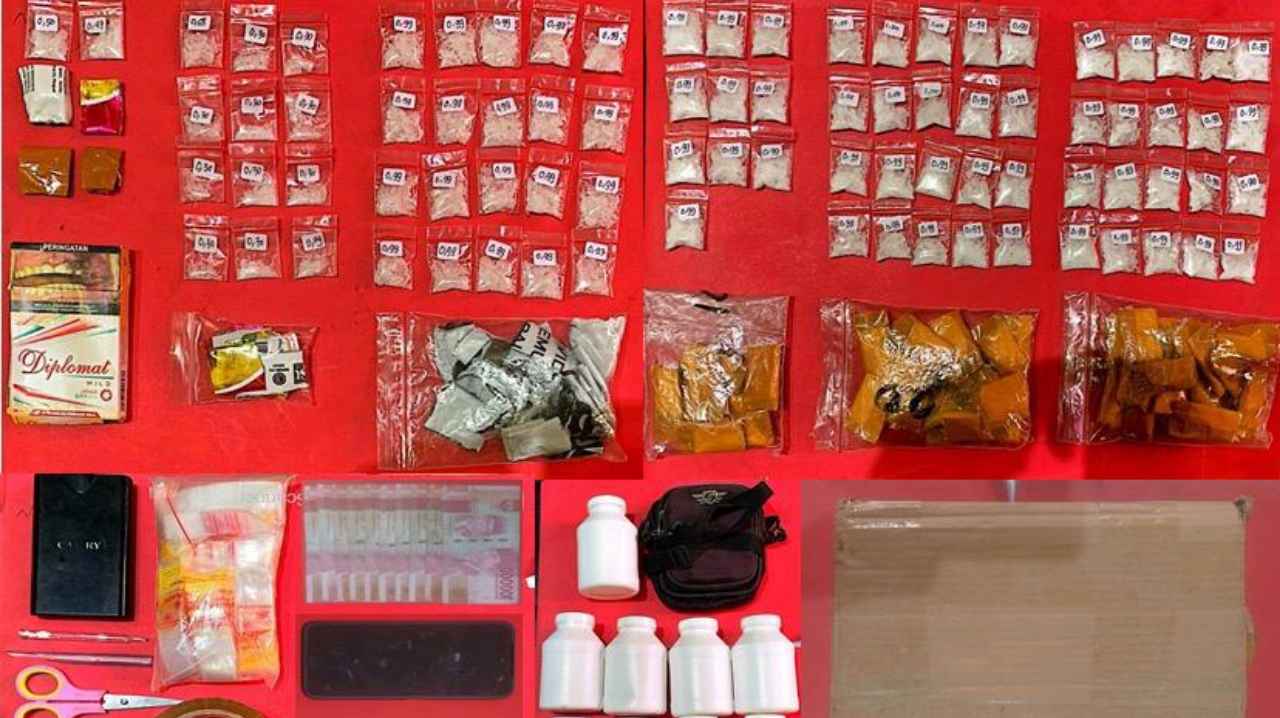 Puluhan Paket Sabu Gagal Diedarkan di Nganjuk