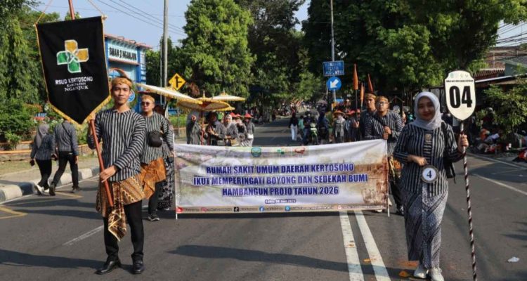 RSUD Kertosono Dalam Boyong Dan Sedekah Bumi Hambangun Projo 2026 di Nganjuk