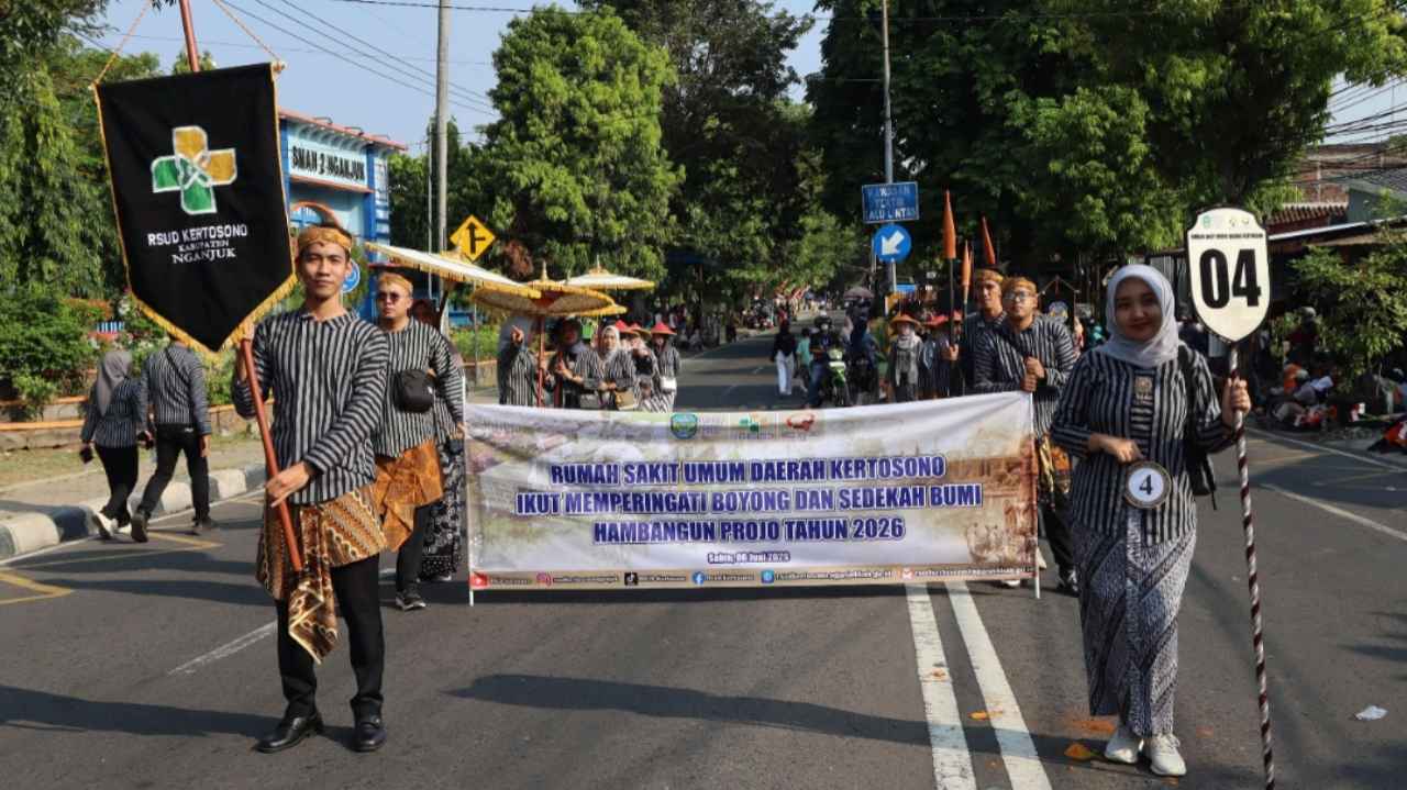 RSUD Kertosono Dalam Boyong Dan Sedekah Bumi Hambangun Projo 2026 di Nganjuk