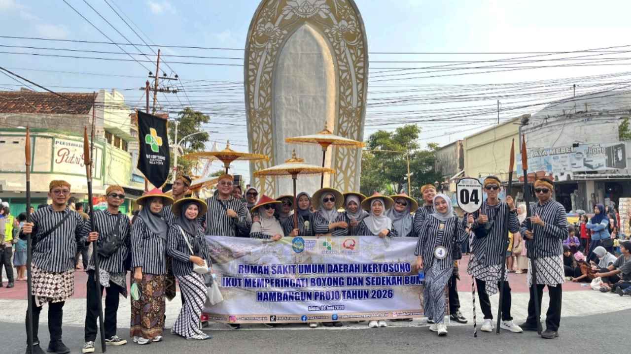RSUD Kertosono Dalam Boyong Dan Sedekah Bumi Hambangun Projo 2026 di Nganjuk