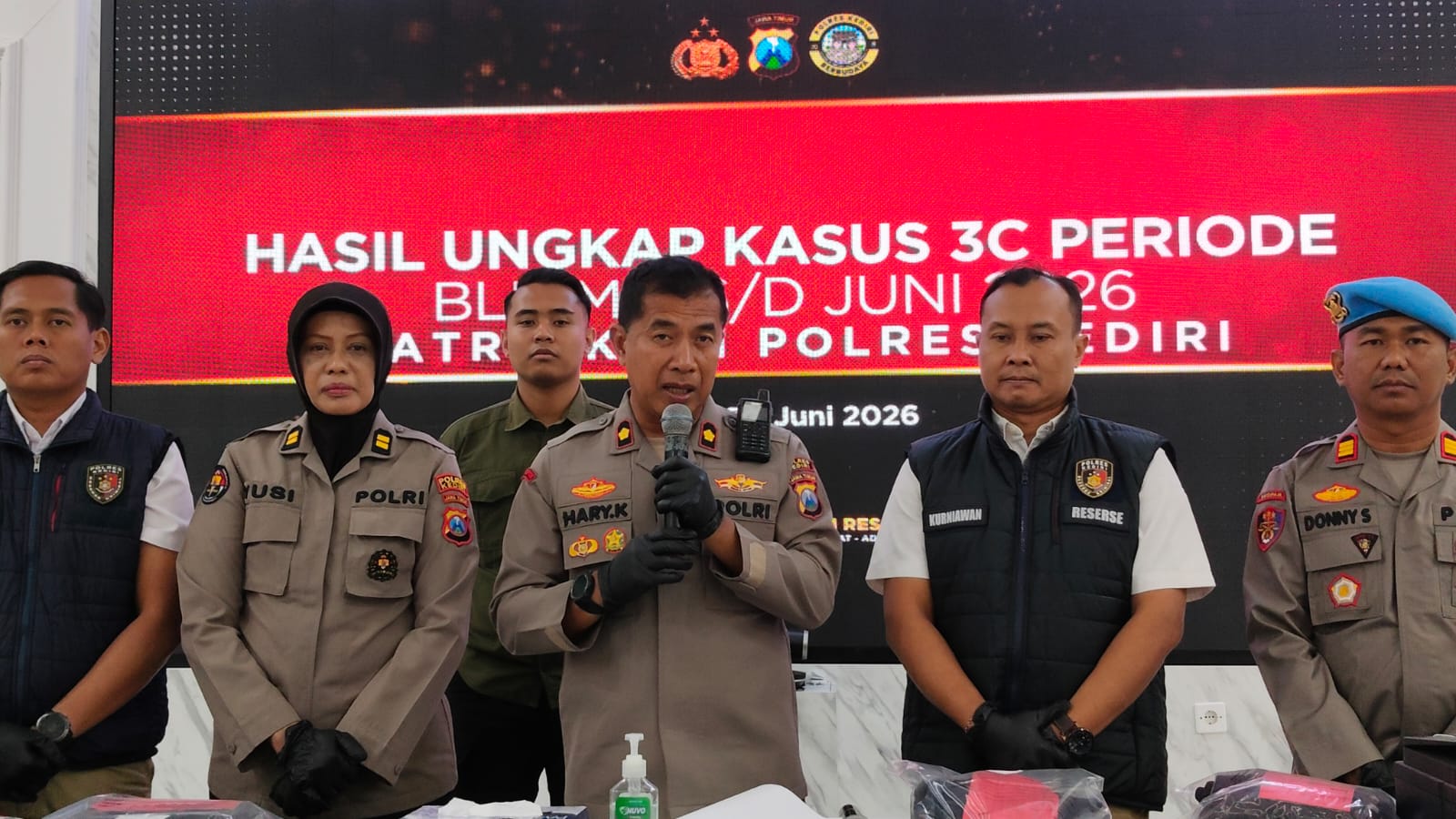 5 Kasus Pencurian di Kediri Terungkap, Begini Modus Para Pelaku