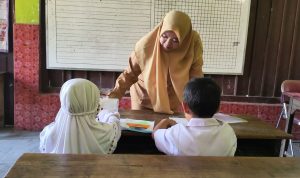 Sekolah Dasar di Kediri Terima Dua Murid Baru, Ruang Kelas Digabung