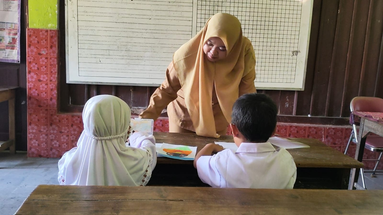 Sekolah Dasar di Kediri Terima Dua Murid Baru, Ruang Kelas Digabung
