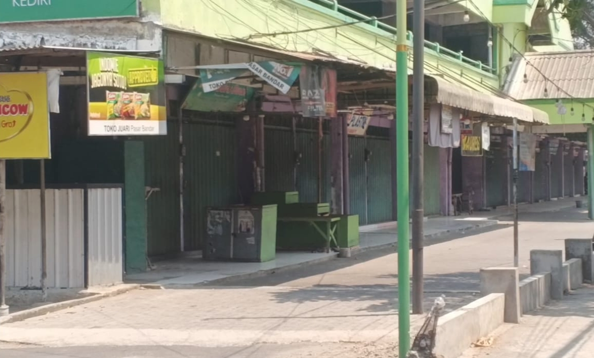 Pedagang di Pasar Bandar Kediri Mogok Berjualan, Protes Pungutan dan Regulasi